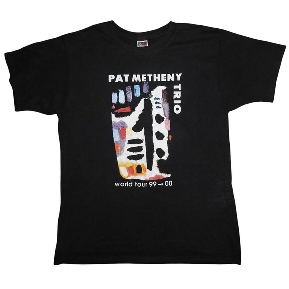 Vintage 1999 Pat Metheny Trio T-Shirt Size Large ‘99-‘00 World Tour